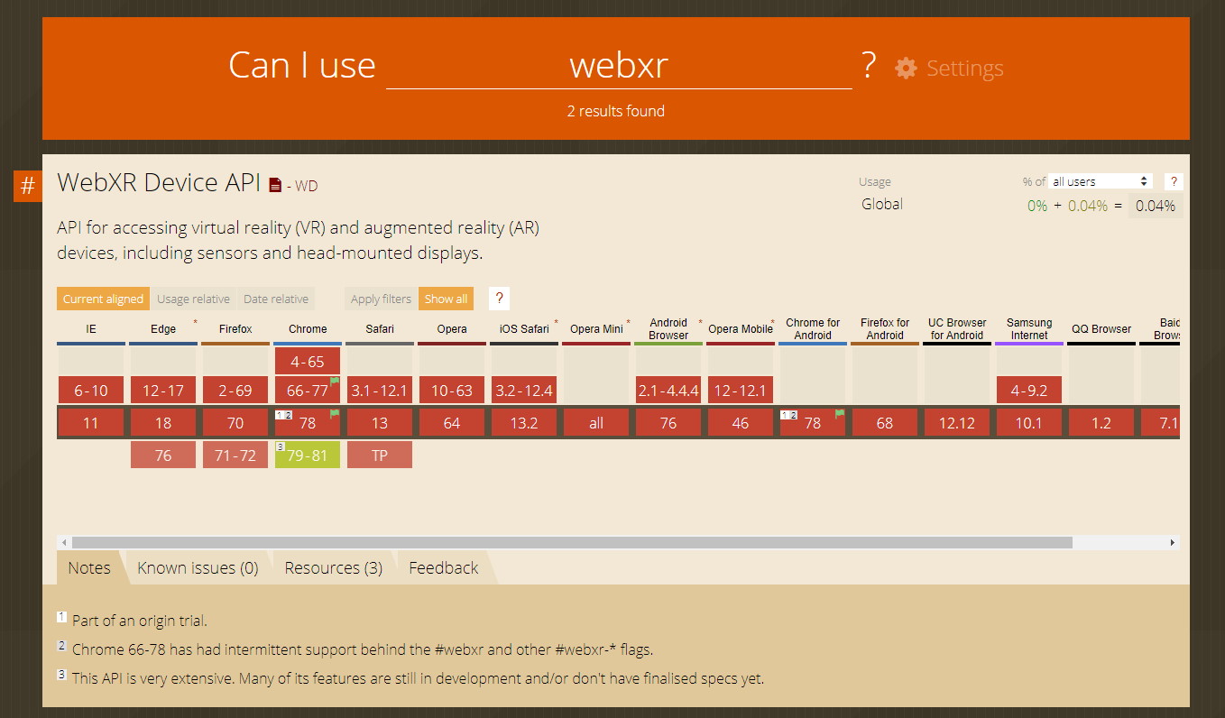 can i use webxr screenshot